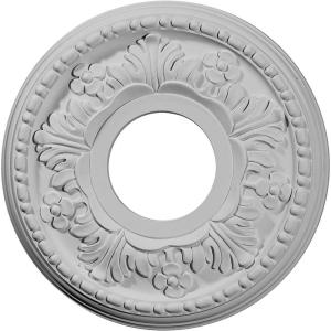image11 78quotOD x 3 58quotID x 78quotP Helene Ceiling Medallion Fits Canopies up to 5 14quotFirebrick Flat Finish