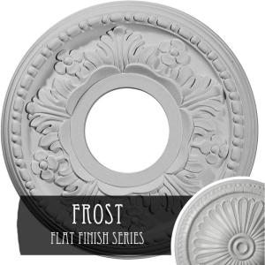 image11 78quotOD x 3 58quotID x 78quotP Helene Ceiling Medallion Fits Canopies up to 5 14quotFrost Flat Finish