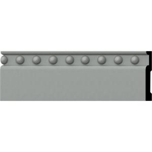 imageEkena Millwork 3 78quotH x 12quotP x 94 12quotL Ashford Baseboard Moulding