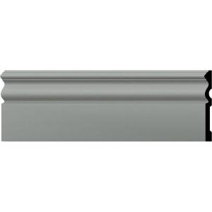 imageEkena Millwork 5 78quotH x 58quotP x 94 12quotL Bradford Baseboard Moulding