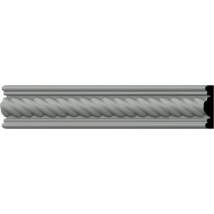 imageEkena Millwork CAS02X00AL Alexandria Rope Window ampamp Door Casing 2quotH x 12quotP x 94 12quotL 12quot Repeat Primed8Pack