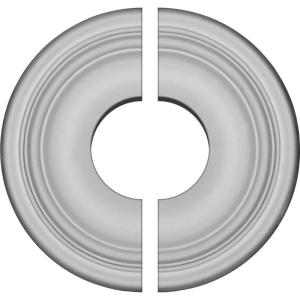 imageEkena Millwork CM09MA203500 9 58quotOD x 3 12quotID x 1 18quotP Maria Ceiling Medallion Fits Canopies up to 312quot 2 PieceSplit