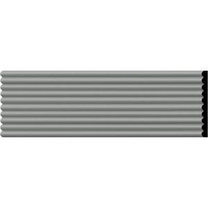 imageEkena Millwork MLD04X00FTCASE4 Fluted 4Pack Panel Moulding 4quotH x 38quotP x 94 12quotL Primed