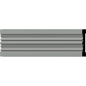 imageEkena Millwork PML04X00LE Legacy Fluted Panel Moulding Panel Moulding 5 12quotH x 34quotP x 94 12quotL Primed