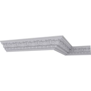 imageEndurathane Colton Egg ampamp Dart Acanthus Crown Moulding 4 12quotH x 3 78quotP x 6quotF x 94 12quotL Factory PrimedSingle