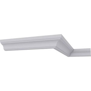 imageEndurathane Edinburgh Crown Moulding 1quotH x 1 18quotP x 1 18quotF x 94 12quotL Factory Primed
