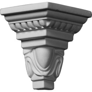 imageEndurathane Edinburgh Crown Moulding 4quotH x 2 38quotP x 4 58quotF x 94 12quotL Factory PrimedOutside Corner