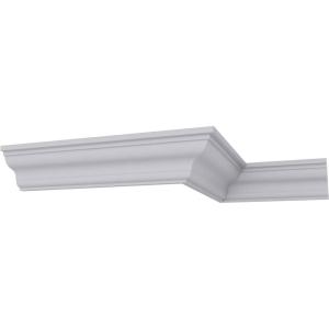 imageEndurathane Lyon Traditional Cove Crown Moulding 2quotH x 2quotP x 3quotF x 94 12quotL Factory Primed