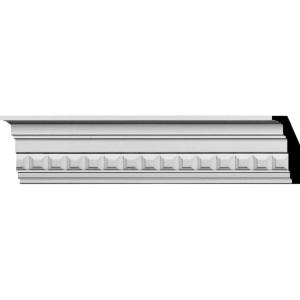imageEndurathane Sequential Crown Moulding 3 12quotH x 1 78quotP x 4quotF x 94 12quotL Factory PrimedSingle