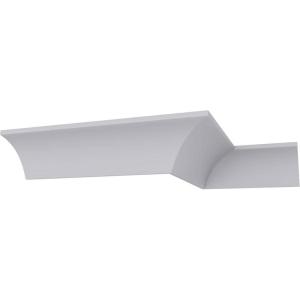 imageEndurathane Traditional Cove Crown Moulding 2 38quotH x 2 58quotP x 3 58quotF x 94 12quotL Factory Primed 8Pack