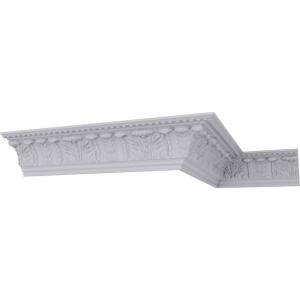 imageEndurathane Wakefield Crown Moulding 4 34quotH x 5 18quotP x 6quotF x 94 12quotL Factory Primed8 Pack of Moulding