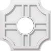 imageEkena Millwork CMP14HS03000 Haus Architectural Grade PVC Contemporary Urethane Ceiling Medallions 14quotOD x 3quotID x 4 12quotC x 1quotP12OD x 4ID x 4C x 1P