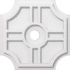 imageEkena Millwork CMP14HS03000 Haus Architectural Grade PVC Contemporary Urethane Ceiling Medallions 14quotOD x 3quotID x 4 12quotC x 1quotP14OD x 2ID x 4 12C x 1P