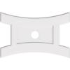 imageEkena Millwork CMP14X9HN03000 Haven Architectural Grade PVC Contemporary Urethane Ceiling Medallions 14quotW x 9 38quotH x 3quotID x 3quotC x 1quotP36W x 24H x 4ID x 7 34C x 1P