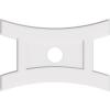 imageEkena Millwork CMP14X9HN03000 Haven Architectural Grade PVC Contemporary Urethane Ceiling Medallions 14quotW x 9 38quotH x 3quotID x 3quotC x 1quotP36W x 24H x 5ID x 7 34C x 1P