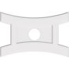 imageEkena Millwork CMP14X9HN03000 Haven Architectural Grade PVC Contemporary Urethane Ceiling Medallions 14quotW x 9 38quotH x 3quotID x 3quotC x 1quotP36W x 24H x 6ID x 7 34C x 1P