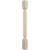 imageEkena Millwork COL03X03X35HARW Hamilton Rope Cabinet Column Top Block 6 18quot Bottom Block 7 18quot 3 34quotW x 3 34quotD x 35 12quotH RubberwoodRubberwood