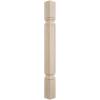 imageEkena Millwork COL03X03X35KERW Kent Raised Panel Cabinet Column Top Block 6 18quot Bottom Block 7 18quot 3 34quotW x 3 34quotD x 35 12quotH RubberwoodRubberwood