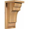 imageEkena Millwork COR06X08X08NEB01RWR 6quotW x 8quotD x 8quotH New Brighton Rough Sawn Corbel wBackplate Western Red Cedar8W Western Red Cedar Rough Sawn Corbel wBackplate