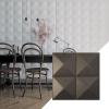 imageEkena Millwork WP20X20RIWH 19 58quotW x 19 58quotH Richmond EnduraWall Decorative 3D Wall Panel Covers 267 Sq FtUniversal Aged Metallic Weathered Steel