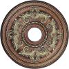 imageLivex Lighting 820065 Ceiling Medallion Hand Applied Vintage Gold Leaf with Gilded Accents 22kquotDx15quotHHand Applied Palacial Bronze with Gilded Accents