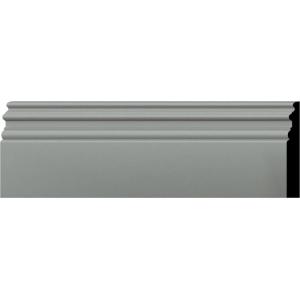 imageEkena Millwork 7 38quotH x 1quotP x 94 12quotL Hillsborough Baseboard Moulding matches outside corner moulding BBD07X05HI and inside corner moulding BBD07X04HI