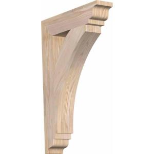 imageEkena Millwork BKT04X18X18THR01SWR Thorton Traditional Smooth Bracket 35quot Width x 18quot Depth x 18quot Height Western Red Cedar3 12W x 18D x 26H