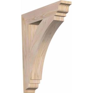 imageEkena Millwork BKT04X18X18THR01SWR Thorton Traditional Smooth Bracket 35quot Width x 18quot Depth x 18quot Height Western Red Cedar3 12W x 20D x 24H