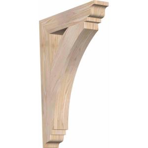 imageEkena Millwork BKT04X18X18THR01SWR Thorton Traditional Smooth Bracket 35quot Width x 18quot Depth x 18quot Height Western Red Cedar3 12W x 20D x 28H