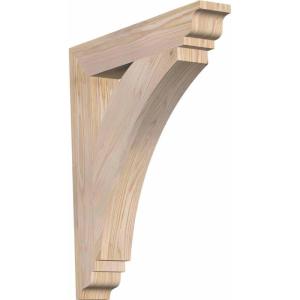 imageEkena Millwork BKT04X18X18THR01SWR Thorton Traditional Smooth Bracket 35quot Width x 18quot Depth x 18quot Height Western Red Cedar3 12W x 22D x 26H