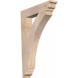 imageEkena Millwork BKT04X18X18THR01SWR Thorton Traditional Smooth Bracket 35quot Width x 18quot Depth x 18quot Height Western Red Cedar3 12W x 22D x 30H