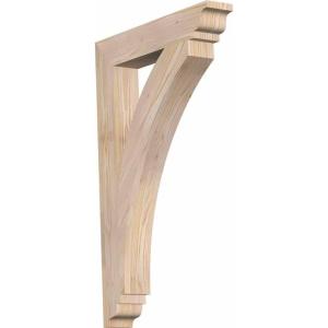 imageEkena Millwork BKT04X18X18THR01SWR Thorton Traditional Smooth Bracket 35quot Width x 18quot Depth x 18quot Height Western Red Cedar3 12W x 22D x 34H