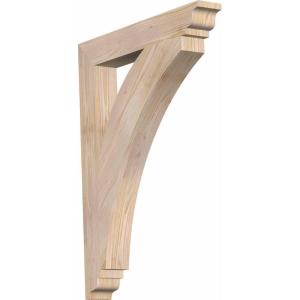 imageEkena Millwork BKT04X18X18THR01SWR Thorton Traditional Smooth Bracket 35quot Width x 18quot Depth x 18quot Height Western Red Cedar3 12W x 26D x 34H
