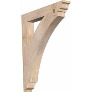 imageEkena Millwork BKT04X18X18THR01SWR Thorton Traditional Smooth Bracket 35quot Width x 18quot Depth x 18quot Height Western Red Cedar3 12W x 28D x 32H