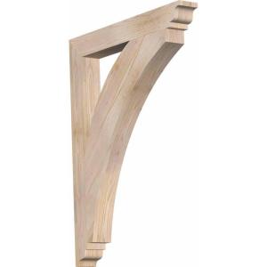 imageEkena Millwork BKT04X18X18THR01SWR Thorton Traditional Smooth Bracket 35quot Width x 18quot Depth x 18quot Height Western Red Cedar3 12W x 30D x 38H