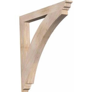 imageEkena Millwork BKT04X18X18THR01SWR Thorton Traditional Smooth Bracket 35quot Width x 18quot Depth x 18quot Height Western Red Cedar3 12W x 38D x 38H