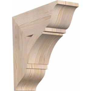 imageEkena Millwork BKT04X18X18THR01SWR Thorton Traditional Smooth Bracket 35quot Width x 18quot Depth x 18quot Height Western Red Cedar5 12W x 18D x 18H