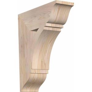 imageEkena Millwork BKT04X18X18THR01SWR Thorton Traditional Smooth Bracket 35quot Width x 18quot Depth x 18quot Height Western Red Cedar5 12W x 18D x 22H