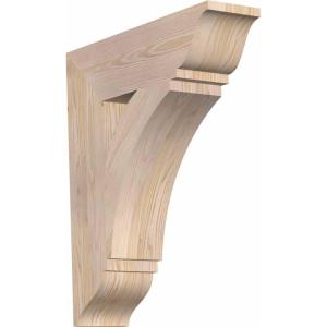 imageEkena Millwork BKT04X18X18THR01SWR Thorton Traditional Smooth Bracket 35quot Width x 18quot Depth x 18quot Height Western Red Cedar5 12W x 22D x 26H