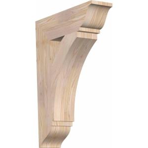 imageEkena Millwork BKT04X18X18THR01SWR Thorton Traditional Smooth Bracket 35quot Width x 18quot Depth x 18quot Height Western Red Cedar5 12W x 22D x 30H