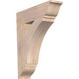imageEkena Millwork BKT04X18X18THR01SWR Thorton Traditional Smooth Bracket 35quot Width x 18quot Depth x 18quot Height Western Red Cedar5 12W x 24D x 28H