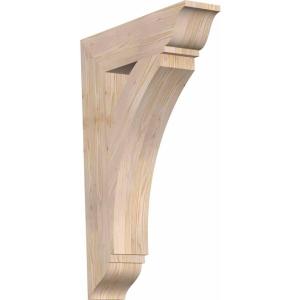 imageEkena Millwork BKT04X18X18THR01SWR Thorton Traditional Smooth Bracket 35quot Width x 18quot Depth x 18quot Height Western Red Cedar5 12W x 24D x 36H