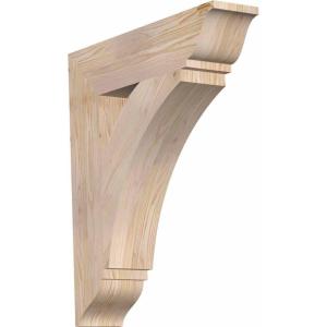 imageEkena Millwork BKT04X18X18THR01SWR Thorton Traditional Smooth Bracket 35quot Width x 18quot Depth x 18quot Height Western Red Cedar5 12W x 26D x 30H