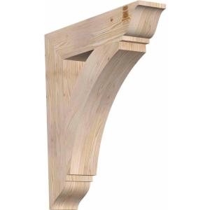 imageEkena Millwork BKT04X18X18THR01SWR Thorton Traditional Smooth Bracket 35quot Width x 18quot Depth x 18quot Height Western Red Cedar5 12W x 28D x 32H