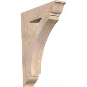 imageEkena Millwork BKT04X18X18THR01SWR Thorton Traditional Smooth Bracket 35quot Width x 18quot Depth x 18quot Height Western Red Cedar5 12W x 28D x 36H