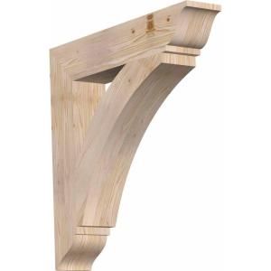 imageEkena Millwork BKT04X18X18THR01SWR Thorton Traditional Smooth Bracket 35quot Width x 18quot Depth x 18quot Height Western Red Cedar5 12W x 32D x 32H