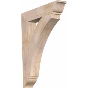 imageEkena Millwork BKT04X18X18THR01SWR Thorton Traditional Smooth Bracket 35quot Width x 18quot Depth x 18quot Height Western Red Cedar5 12W x 32D x 40H