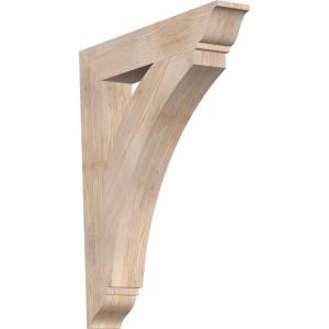 imageEkena Millwork BKT04X18X18THR01SWR Thorton Traditional Smooth Bracket 35quot Width x 18quot Depth x 18quot Height Western Red Cedar5 12W x 34D x 42H