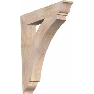 imageEkena Millwork BKT04X18X18THR01SWR Thorton Traditional Smooth Bracket 35quot Width x 18quot Depth x 18quot Height Western Red Cedar5 12W x 36D x 40H