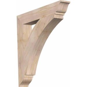 imageEkena Millwork BKT04X18X18THR01SWR Thorton Traditional Smooth Bracket 35quot Width x 18quot Depth x 18quot Height Western Red Cedar5 12W x 38D x 38H